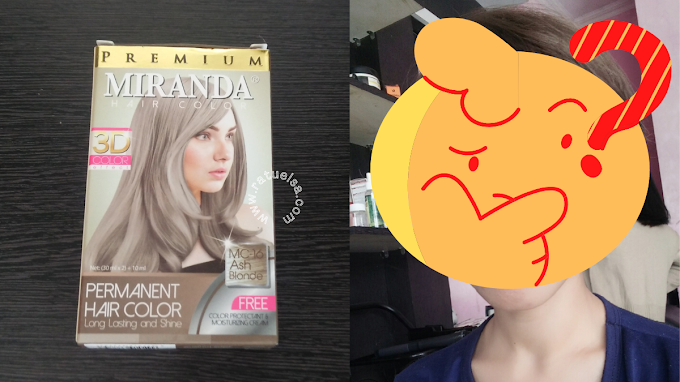 Review Miranda Permanent Hair Color Ash Blonde MC-16