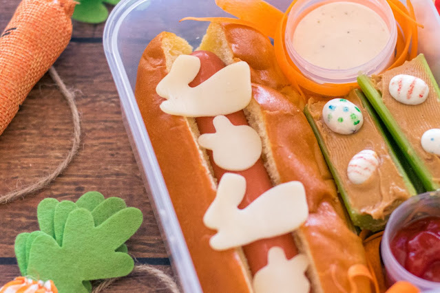 How to Make an Easy Easter Bunny Food Art Lunch for Your Kids!