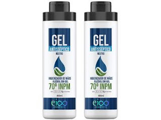  Alcool Gel antiséptico - 2 unidades por apenas R$ 49,90