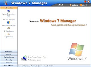 Windows 7 Manager 4.1.2 Final incl Keygen