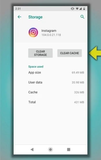 صورة Clear Cache