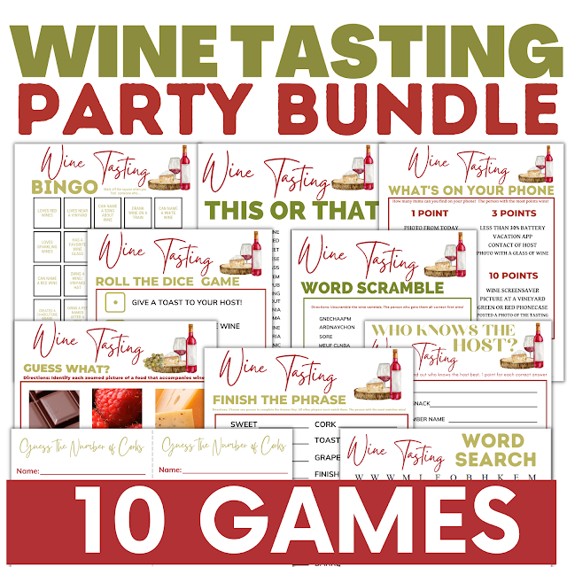 Wine Tasting Party Games