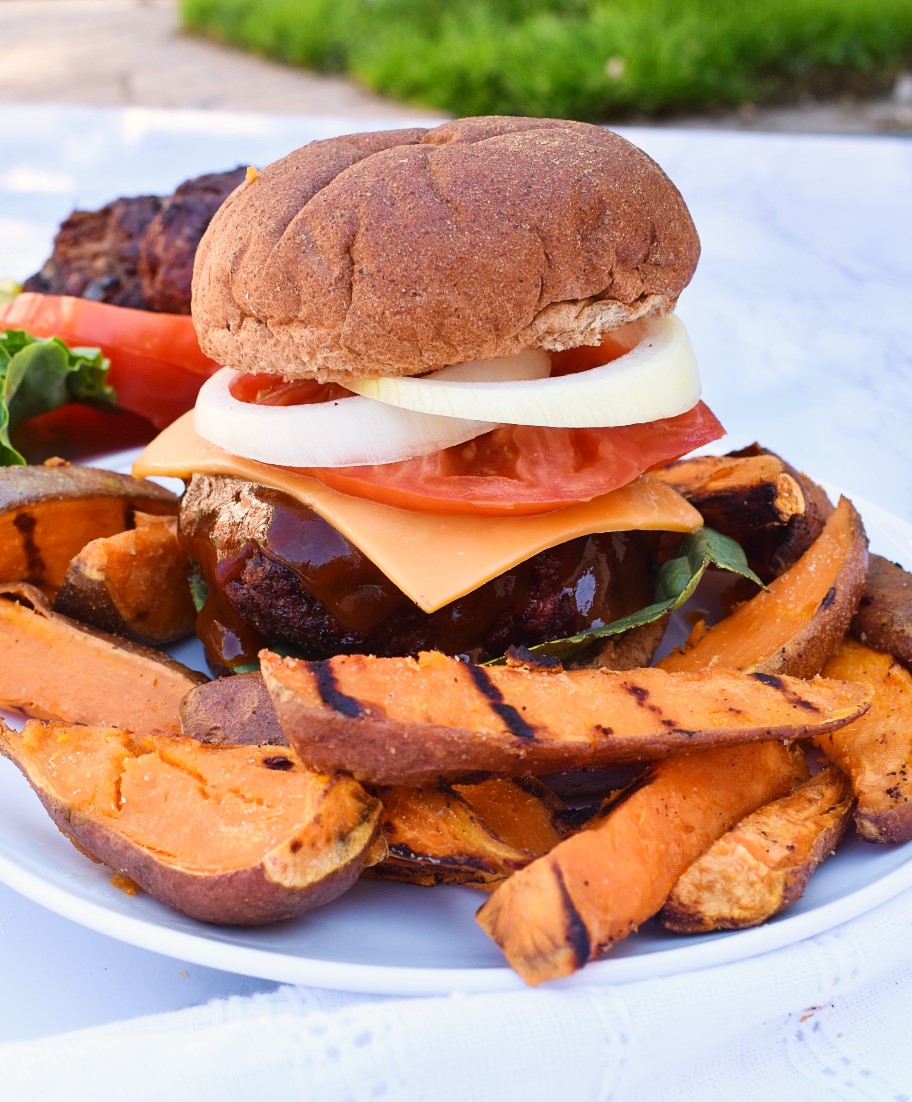 Barbecue Cheddar Burgers