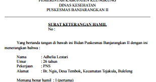 Contoh Surat Keterangan Hamil Dari Dokter - Surat 0 Contoh Surat Keterangan Hamil Dari Dokter - Surat 0
