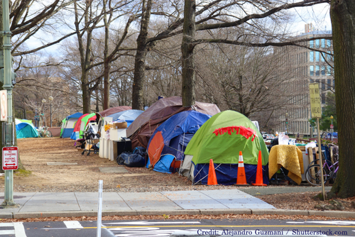 Tourists Shocked As Number Of Homeless Encampments Explodes In DC