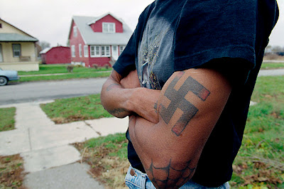 Swastika Tattoos on Male