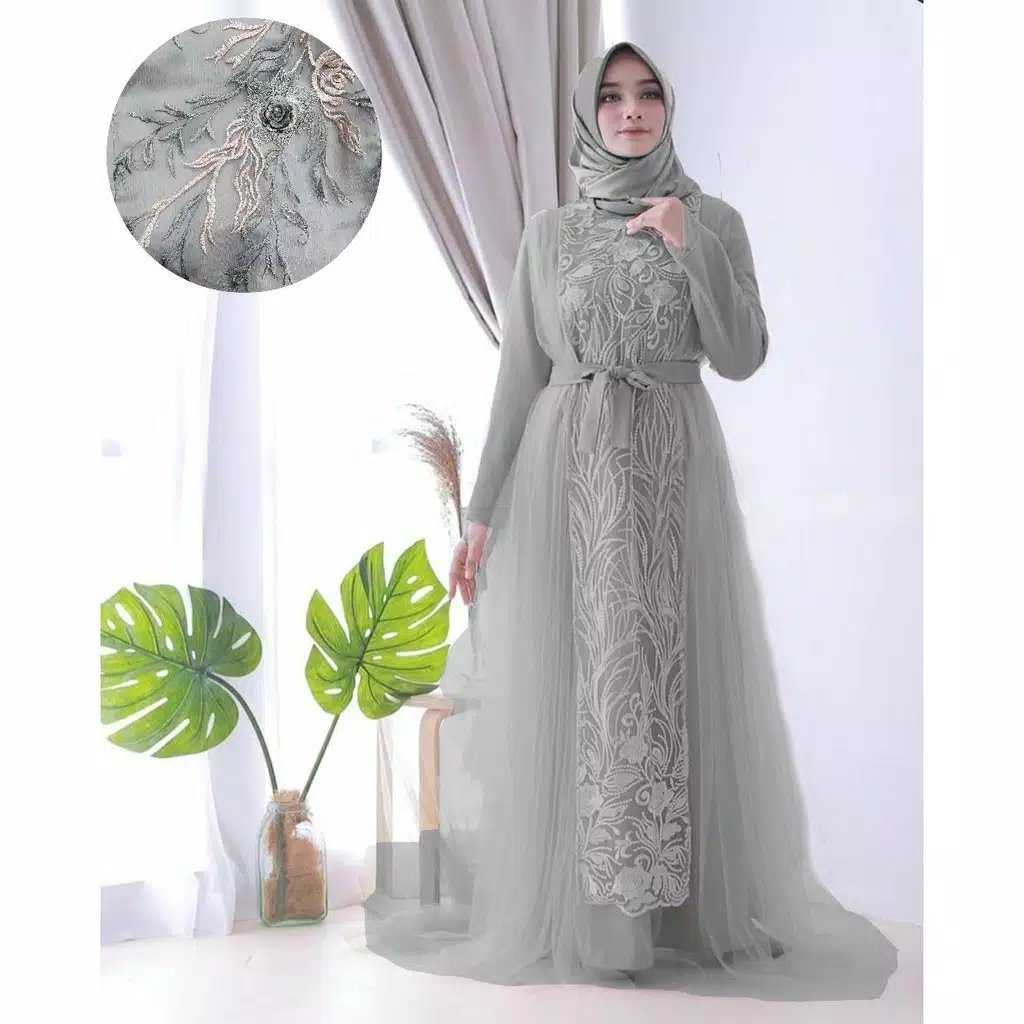 Gamis pesta Mewah