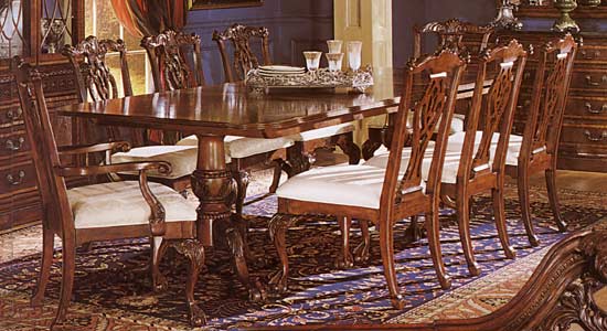 OldFashioned Dining Room Table and Chairs