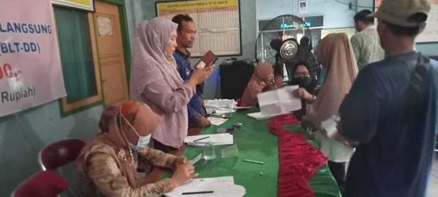 Cair Bantuan Langsung Tunai untuk 163 Kepala Keluarga di Desa Darmo Muara Enim