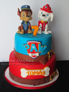 paw patrol birthday cake