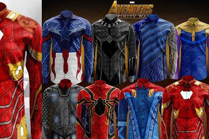 Setelah Pernah Dihebohkan dengan "Baju Koko Black Panther", Kini Muncul Baju Koko "Thanos dan Member Avengers" Lainnya Loh!