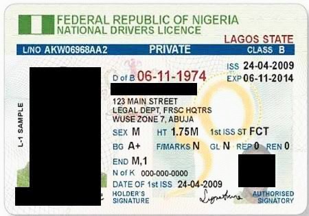 How much is driver license in Nigeria 