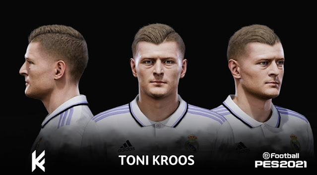 Toni Kroos Face 2023 For eFootball PES 2021