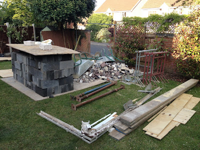Building materials for the house extension
