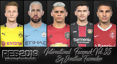 PES 2019 Facepack International Vol 35 by Jonathan Facemaker