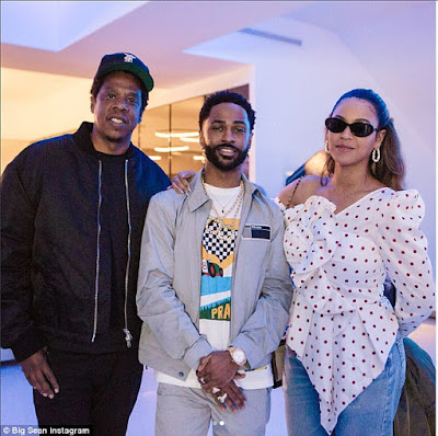 Big Sean celebrated his 30 birthday in Los Angeles on Sunday evening with family and friends. A few of the celebrities to grace the event are Jay Z, Beyonce, John Meyer and Jhene Aiko.  Google Sanaa Lathan