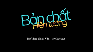 Cặp phạm trù Bản chất và Hiện tượng. Bài giảng tóm tắt