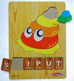 Mainan Edukatif BINTANGTOYS 631: Puzzle Baca Siput