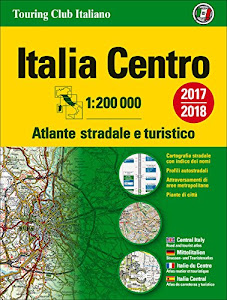 Atlante stradale Italia Centro 1:200.000 [Lingua inglese]