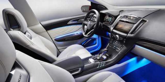  2017 Ford Edge interior