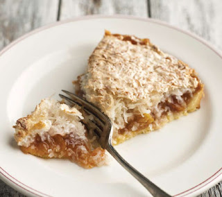 Peach, Rhubarb and Vanilla Louise Tart Recipe