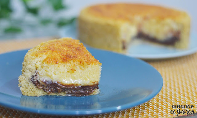 receita de torta queijadinha com nutella