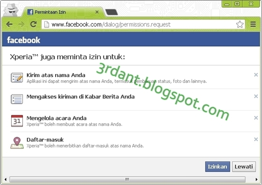 Bagaimana Cara Mendapatkan Access TOKEN Facebook - 3rdant.blogspot