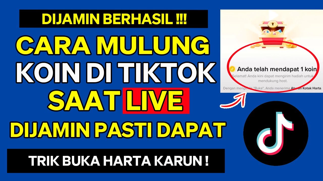 5 Cara Mulung Koin di Tiktok Live Dengan Mudah dan Cepat