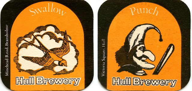 Hull brewery beer mat 1970s