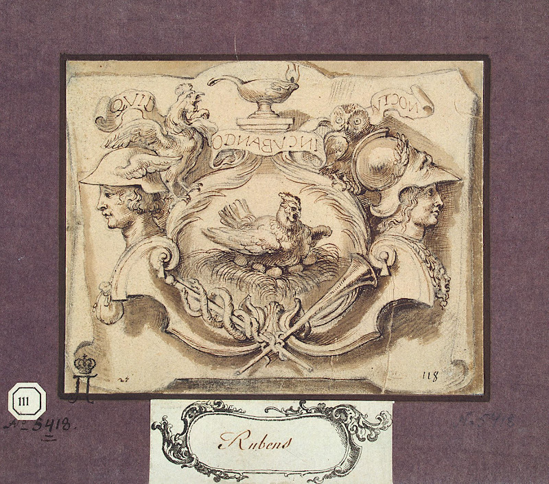 Design for the Printer's Mark of Jan van Meers by Pieter Paul Rubens - Genre Paintings from Hermitage Museum