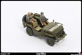 Maquette de Jeep MB d'Hasegawa au 1/48.