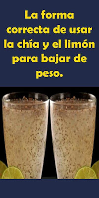 Cómo utilizar la chía y el limón para bajar de peso