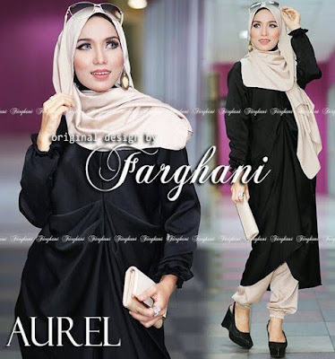 Model Baju Muslim Bahan Kaos Spandek Terbaru