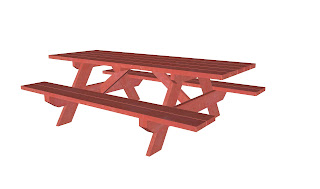 square picnic table plans