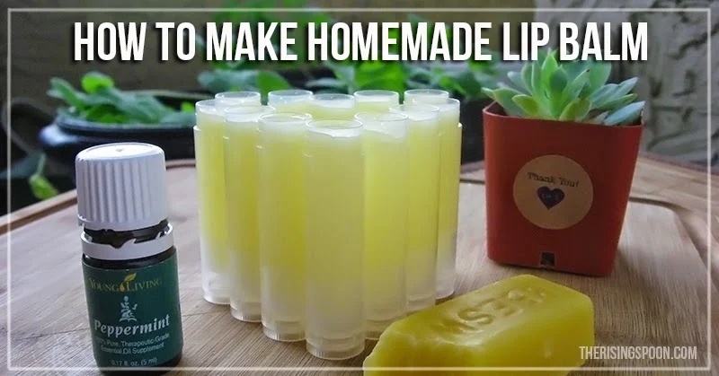 How to Make Lip Balm | therisingspoon.com