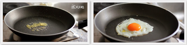 Half Boil Egg Omelette Instructions
