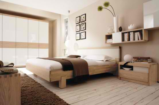 Warm Bedroom Decorating Ideas Design by Huelsta