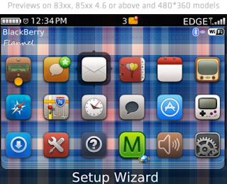 Flannel Theme for BlackBerry Preview 2