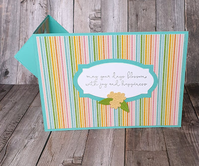 Easter Friends stampin up fun fold card