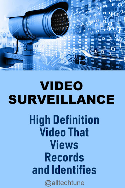 Video Surveillance with High Definition Video That Views, Records, and Identifies 