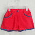 RED TEDDY SHORTS