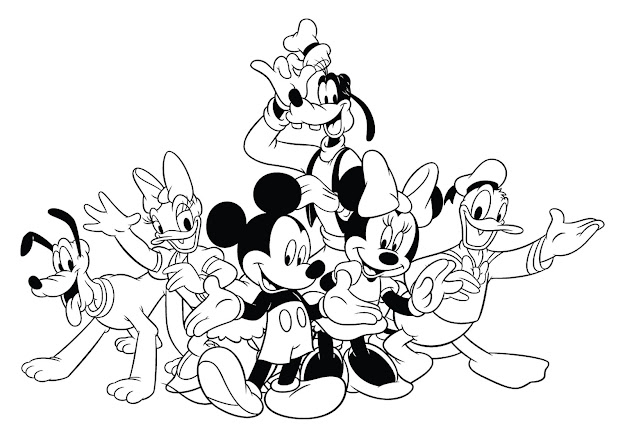 Free Disney Mickey Mouse Coloring Pages