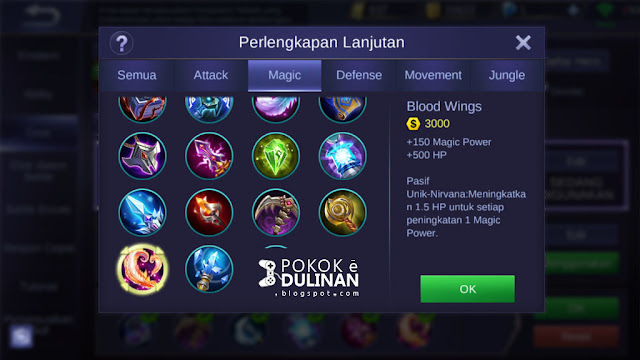 build item harith blood wings