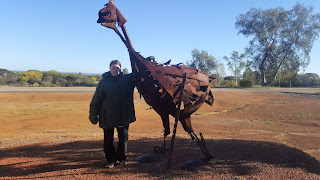 BIG Bike Sculpture in Ballidu