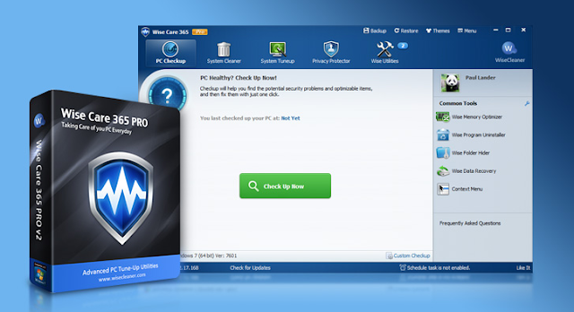  برنامج صيانة الكمبيوترWise Care 365 Pro 