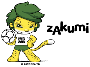 Gambar Zakumi, Maskot Piala Dunia 2010 Afrika Selatan