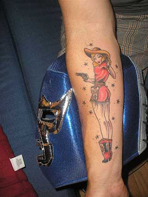 The Sailor Jerry Pin Up Girl Tattoo Picture is courtesy of Legendary Classic