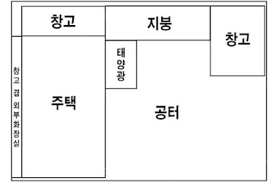 부산 기장 단독주택 외부 평면도