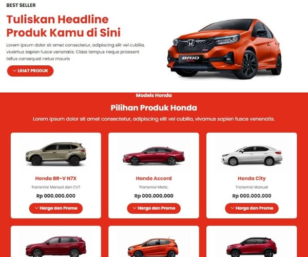 oto digital jasa pembuatan website mobil murah desain terbaik