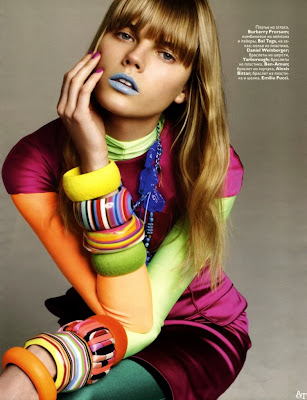 Maryna Linchuk in Russian Vogue June 2008
